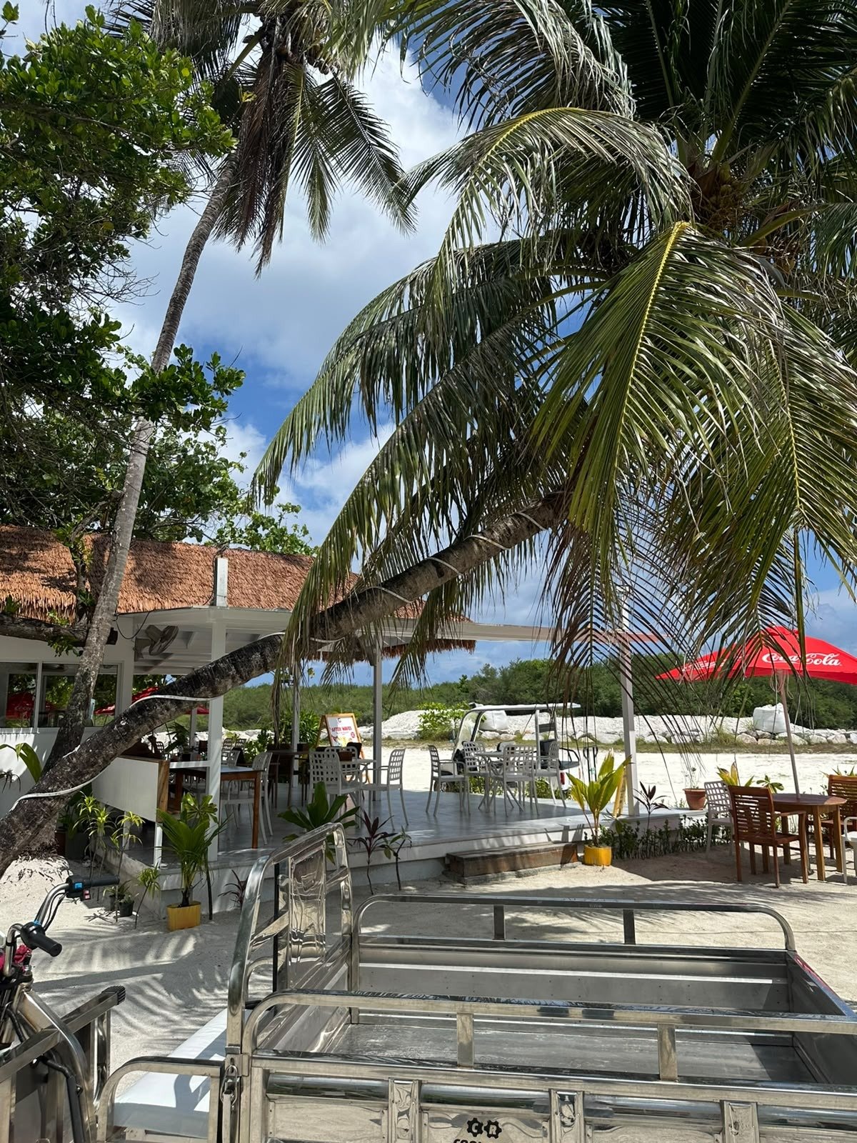 The right side of the lounge area today